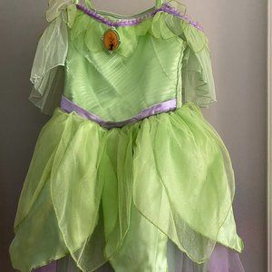 Disney Store Tinkerbell costume - Sz 5/6 (SM), Dress Only, No Wings/Accessories